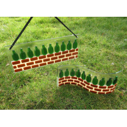 Ten Green Bottles wall hanging