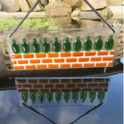 Ten Green Bottles wall hanging