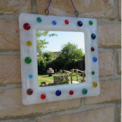 Colourful Dotty Mirror