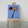 Ladybird and Flower on Mini Easel