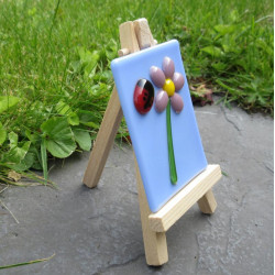 Ladybird and Flower on Mini Easel