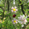 Ladybird and Flowers Mini Hanging