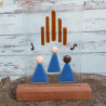 Church Choir with organ in personalised wooden stand