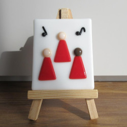 Mini Choir on Easel