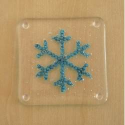 Christmas Snowflake Coaster