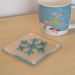 Christmas Snowflake Coaster