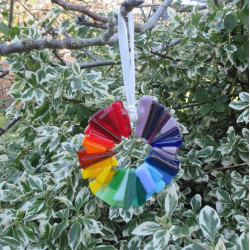 Rainbow Wreath Decoration