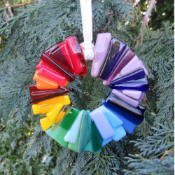 Rainbow Wreath Decoration