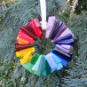 Rainbow Wreath Decoration