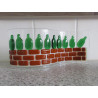 Ten Green Bottles freestanding wave art