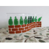 Ten Green Bottles freestanding wave art