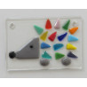 Rainbow Hedgehog Wall Hanging / Suncatcher