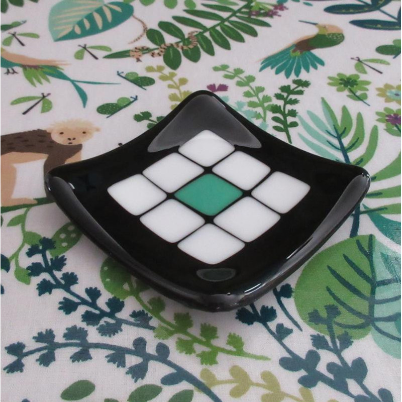 Abstract Squares Trinket Dish